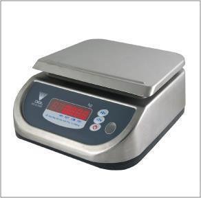 Acier inoxydable trieuse pondérale avec IP68 Digi DS-673SS - jusqu'à 15 | 30kg (5 · 10 g seulement) pas calibrable avec batterie