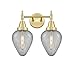 Innovations 447-2W-SB-G165 Restoration Two Light Bath Vanity in Brass Finish,