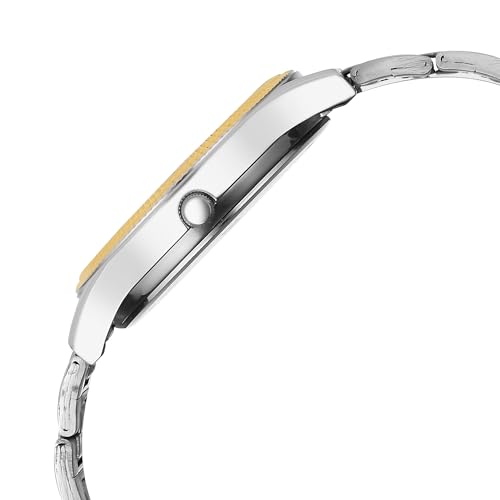 Image of Titan Karishma Wedding Edit Analog with Brown Dial Dual-Tone Yellow Gold and Stainless Steel Strap Watch for Men - 1650BM05