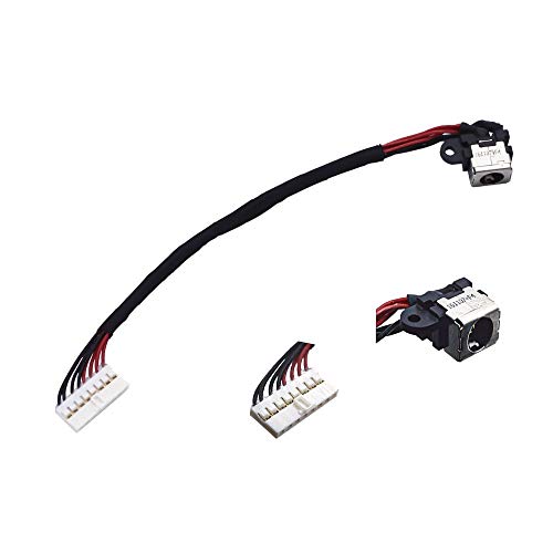 KINPOWER DC Jack Connecteur Alimentation pour ASUS N552VW N552VX N752VX Ligne：12cm Cover