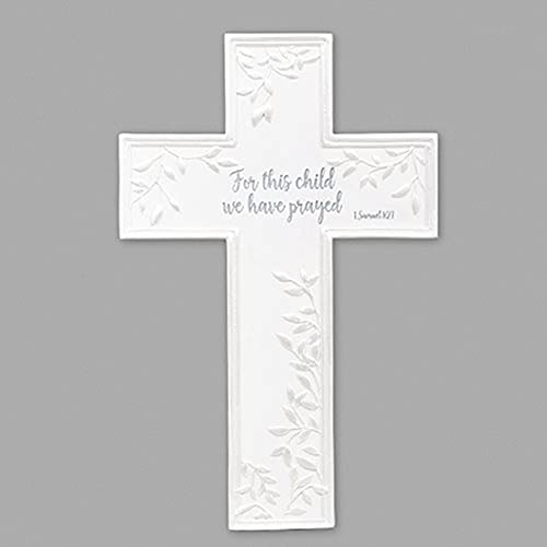 Wall Cross Roman 14164 For this Child en résine et pierre de 19,7 cm