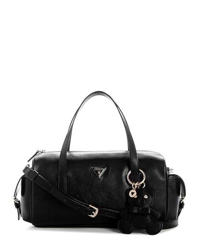 GUESS Bolsa feminina Kassie Small Box, Preto, One Size