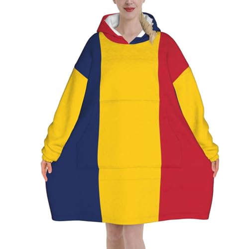 Couverture à capuche Tchad contre le froid, pull plaid chaud taille adulte