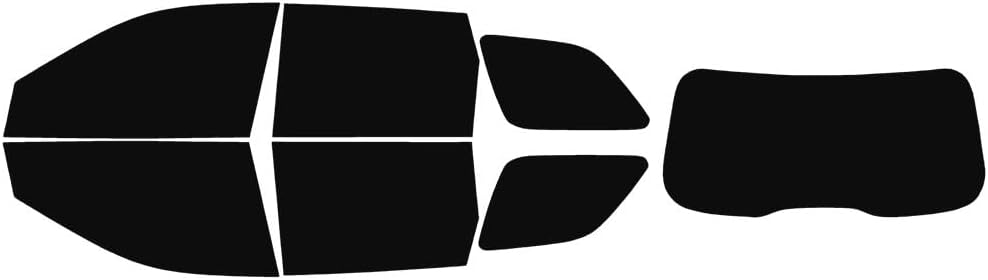 The Tint Effect Precut Window Tint Kit Compatible with Jeep Grand Cherokee SUV (2014-2021) (Includes: Front Windshield Visor precut in 5%) Automotive Film