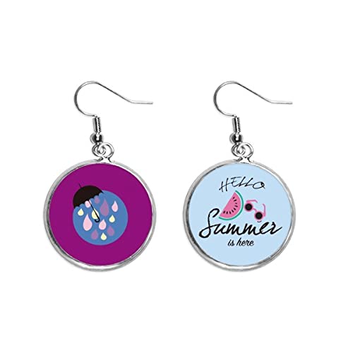 Pendientes de sandía y paraguas goteo para cambiar tu look