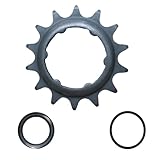 FTWIND【14T/16T/18T 選択可】電動自転車 電動アシスト自転車用、リアスプロケット 内装変速ギア 後輪ギア単品 Shimano Nexus/パナソニック/ヤマハ/ブリヂストン互換 銀 鍍亜鉛スチール製 内装変速・電動アシスト・シングルスピード対応 カードスロット式 カードリング付属 (リアスプロケット(14T))