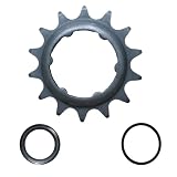 FTWIND【14T/16T/18T 選択可】電動自転車 電動アシスト自転車用、リアスプロケット 内装変速ギア 後輪ギア単品 Shimano Nexus/パナソニック/ヤマハ/ブリヂストン互換 銀 鍍亜鉛スチール製 内装変速・電動アシスト・シングルスピード対応 カードスロット式 カードリング付属 (リアスプロケット(16T))
