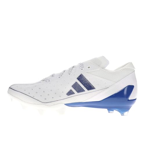 Image of adidas Mens Adizero Electric American Football Sneakers Shoes - White