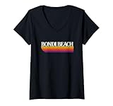 Photo Gallery donna grafica retrò bondi beach australia - bondi beach sydney maglietta con collo a v Photo Gallery donna grafica retrò bondi beach australia - bondi beach sydney maglietta con collo a v