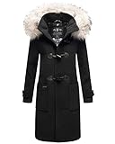 Angeboten wird ein hochwertiger Damen Wintermantel / Dufflecoat der Trendmarke 