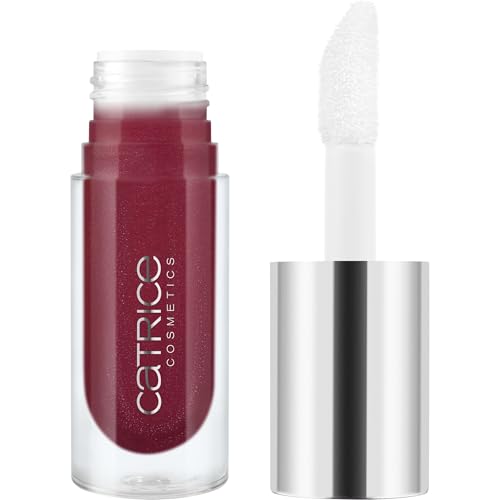 Catrice ETERNAL RED Cherry Bomb Lip Oil, Lipgloss, Nr. C03, Rot, volumengebend, vergrößernd, glänzend, vegan, ohne Parabene, ohne Mikroplastikpartikel, Nanopartikel frei, 1er Pack (3.6ml)