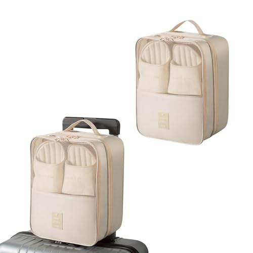 Resdenio 2 Pack Shoe Bags for Travel - Holds 3 Pair of Shoes, Portable Shoes Storage Bag Organizer...