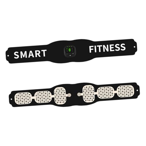 Cinturón abdominal electroestimulación VANZACK USB ajustable para entrenamiento en casa