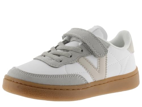 victoria Zapatillas Unisex Oslo Efecto Piel & Piezas Color & Suela Caramelo 1256102 para Niños Hielo 30