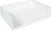 Victor Wood Pure White Collection, Letter Tray, White, (W1154)