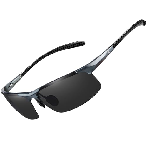 Image of BIRCEN Carbon-Fiber Polarized Sunglasses for Men: 0.74 oz & UV Protection