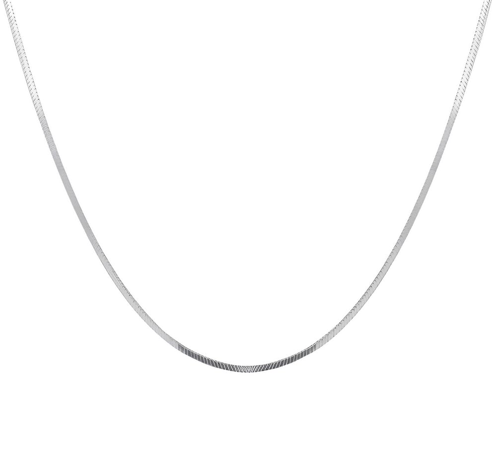 See full amazon price history chart for VAMA FASHIONS Trendy Classic Stylish Stainless Steel Silver Herringbone Flat Snake Neck Necklace Chains for Men & Boys (1.5mm) VAMA FASHIONS Trendy Classic Stylish Stainless Steel Silver Herringbone Flat Snake Neck Necklace Chains for Men & Boys (1.5mm) (B0DDPCS7X6) Amazon Price History, Amazon Price Tracker