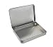 (5 Pack) Tin Container, Large (7.25" x 5.25" x 1") by Crafftin - Hinged, Metal Rectangular tins for Crafts, Survival Supplies, Kitchen Storage, and General Organization