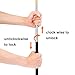 FREGITO Fishing Harpoon Rod, Aluminum Alloy Rod with 8mm Screw for Stainless Steel Fishing Barbed spearhead Gig Gaff for Outdoor Fishing Landing Large Fish Frog (1.3-4.9ft)