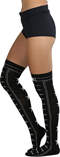 Image of ToBeInStyle Women's Over The Knee Knit Thigh High Warm Socks
