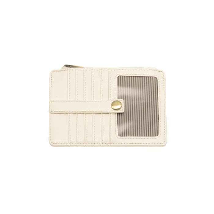 Joy Susan Women's Fashion New Penny Mini Travel Wallet - White
