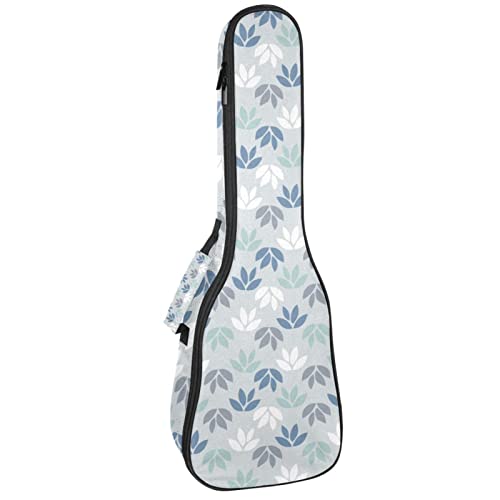 Sac à dos ukulélé soprano et concert motif fleuri pour voyages et balades