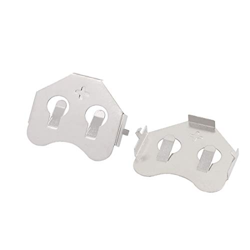 New Lon0167 10Pcs Silver Tone Metal CR2430 miniatura 2