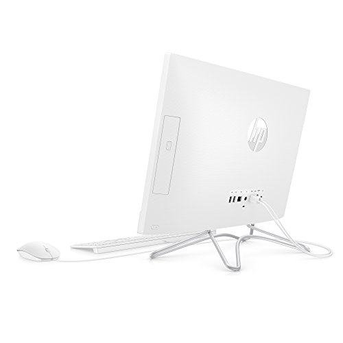 Image of HP 22-Inch All-in-One Computer, Intel Core i3-8130U, 4GB RAM, 1TB Hard Drive, Windows 10 (22-c0030, White)