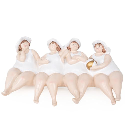 Logbuch-Verlag Kantenhocker 4 mollige Frauen Dekofigur Rubensfrauen...