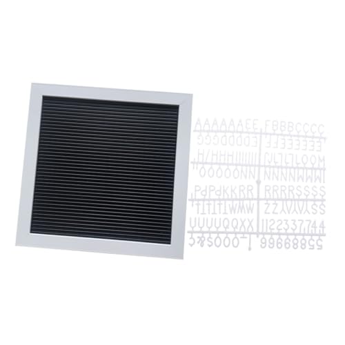 GRIRIW Elegant Wooden Letter Board Home Classroom Decor Sturdy Memo Board Removable Letters