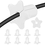 Kabeldurchführung - 10 Stück Silikon Wanddurchführung Set,Sternförmige Kabelmanagement Lösung - Für Haushalt Büro Wohnung Medienkonsole Unterhaltungszentrum