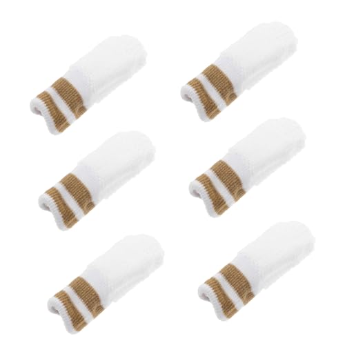 GRIRIW 6Pcs Pet Cleaning Finger Covers for Dog and Cat Oral Convenient Toothbrush Alternative for Easy Teeth Cleaning