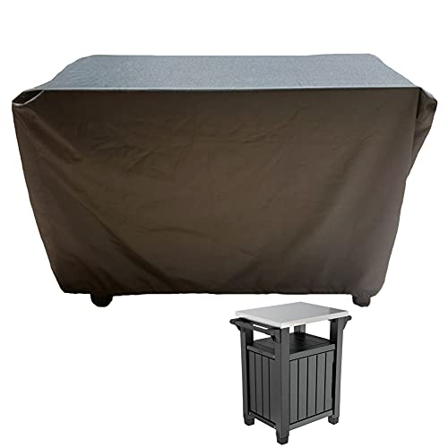 COOSOO Prep Table Cover for 32in Keter Unity Portable Outdoor Table Waterproof Fabric UV Resistant Breathable All Weather Protection