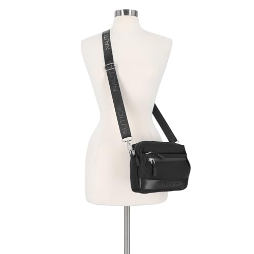 Image of Nautica Nylon Bean crossbody /Belt Bag adjustable shoulder strap