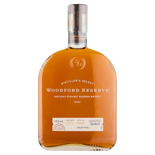 Woodford Reserve Bourbon Whiskey - Ein hochwertiges Geschenk - Perfekt ausgewogen mit würzigen und süßen Noten von...