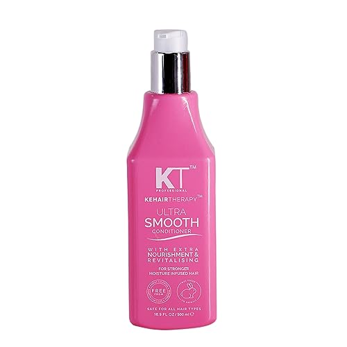 Image of KT Professional Keratin Protein Ultra Smooth Straight Hair Conditioner 500ml For Dry, Frizzy, Chemically & Color Treated Hair (Increasing Nourishment In Hair)