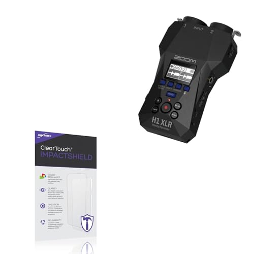 BoxWave Screen Protector Compatible with Zoom H1 XLR - ClearTouch ImpactShield (2-Pack), Impenetrable Screen Protector Flexible Film