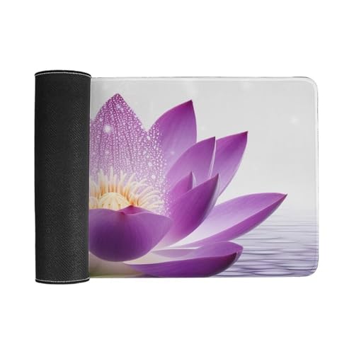 Mouse Pad grande blanco de goma antideslizante 60x30 cm miniatura 3