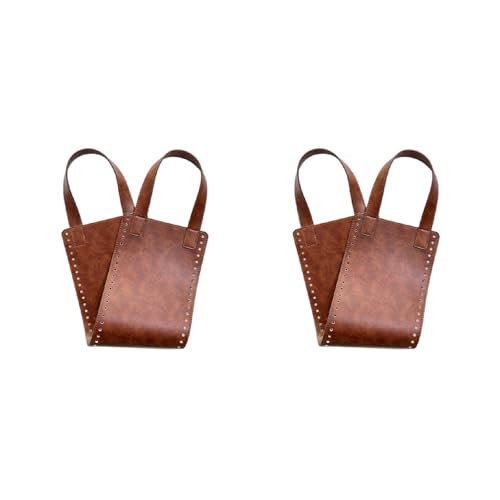 Accesorios de ganchillo duraderos con base de poliuretano y asas para tejer tu bolso de piel
