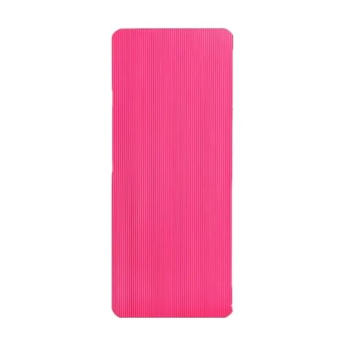 200/185×90/80×1cm Yoga Mat Non Slip Exercise Thick Solid Color Fitness Workout Multi Function Home Waterproof Thickened(Deep pin