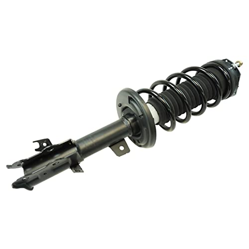 Image of TRQ Front and Rear Complete Strut Assembly & Shock Absorber Kit Complete Strut & Coil Spring Assembly Compatible with 2011-2013 Ford Fiesta