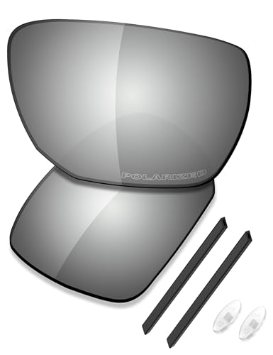 Image of SAUCER Premium Replacement Lenses & Rubber Kits for Oakley Ejector OO4142 | UV400 Protection, Anti-Scratch, Precise Fit