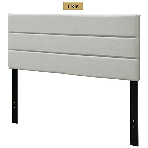 Dg Casa Flynn Queen Size Bed Frame - Beige Fabric Upholstered Panel Bed Frame With Storage Drawers – Wood Queen Bed Frame With Headboard - Modern Tufted Horizontal Channel Headboard For Queen Bed #TOP5