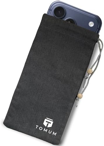 EMF Shield Sleeve for Cell Phone - EMF Protection Smartphone Pouch (Black)
