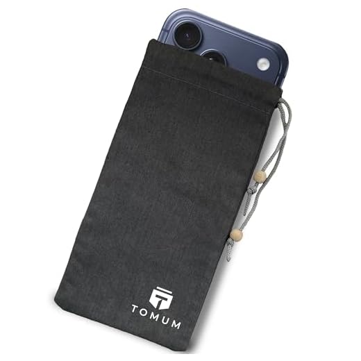 EMF Shield Sleeve for Cell Phone - EMF Protection Smartphone Pouch (Black)