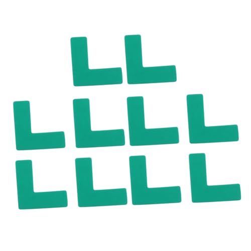 HOLIDYOYO 100pcs Positioning Stickers Garage Signs Outdoor Home Caution Signs Self-adhesive Warning Line Decals Peel and Stick Decals for Wall Floor