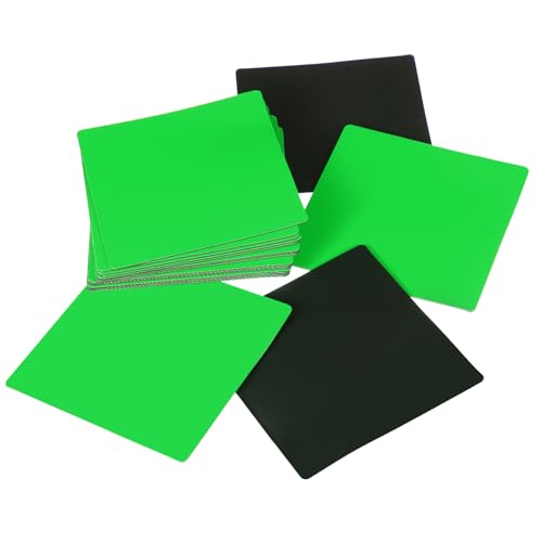 Étiquettes magnétiques effaçables PATIKIL vert clair 10x5 cm pour casier et tableau | Lot de 20
