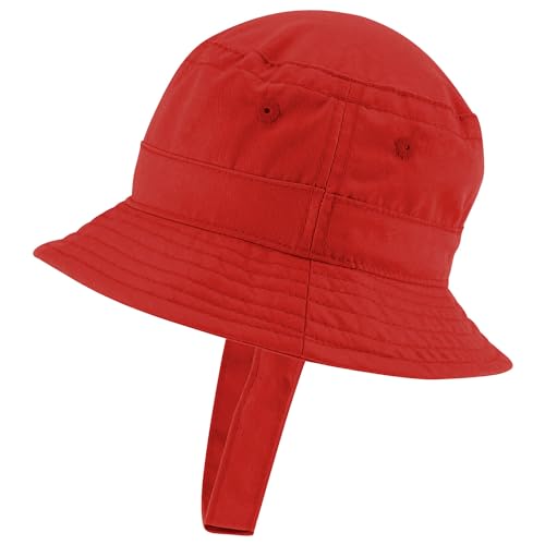 Trendy Apparel Shop Infant Light Weight Bucket Hat with Chin Strap3