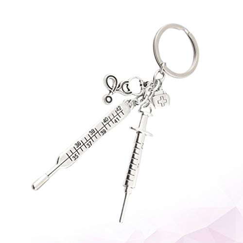 Chaveiro de metal Amosfun criativo para médicos enfermeiros chaveiro acessório chaveiro chaveiro cha