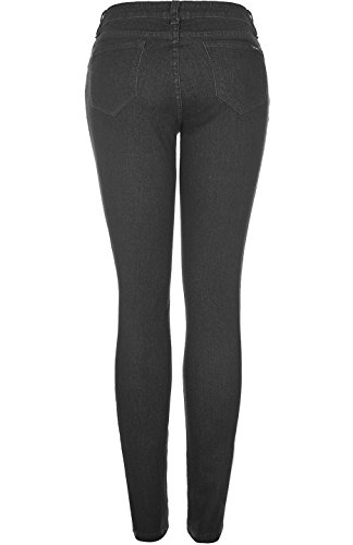 2LUV Women's 5 Pocket Stretch Skinny Jeans Black Denim 113